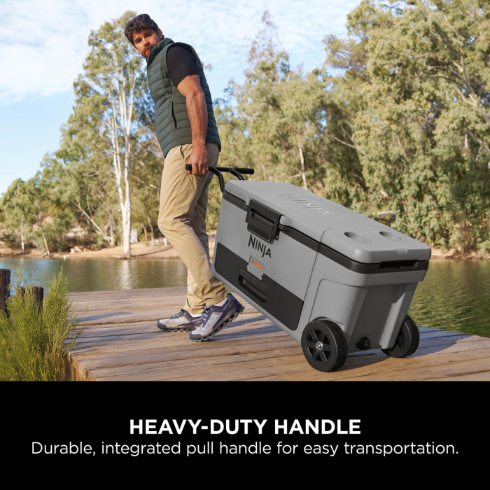 Ninja FB265EUUKGY FrostVault 65QT Wheeled Cooler Slate Grey