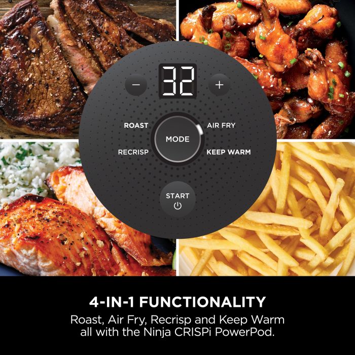 Ninja FN101UKSG CRISPi 4-in-1 Portable Air Fryer - Sage