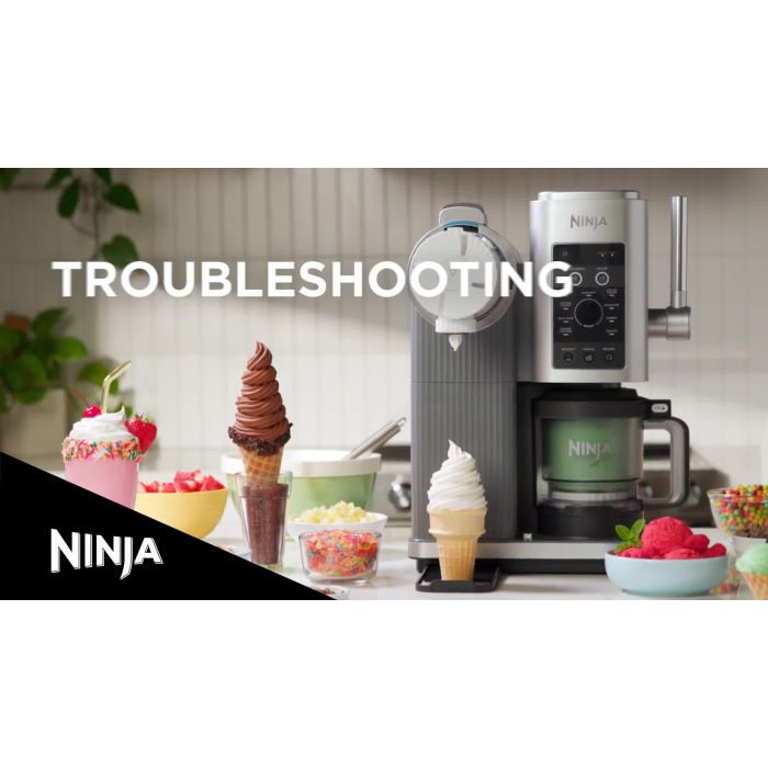 Ninja NC701UK Swirl by CREAMi 13-in-1 Soft Serve & Ice Cream Maker - Platinum Silver