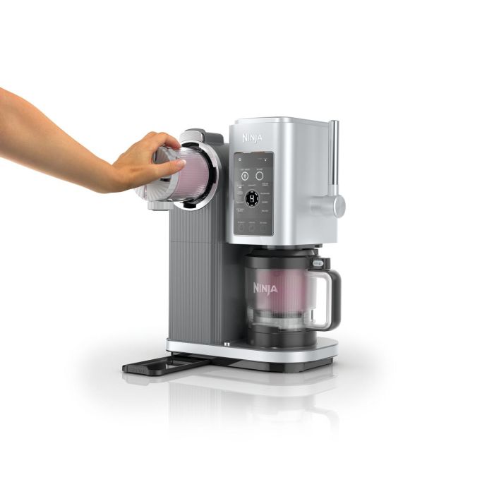 Ninja NC701UK Swirl by CREAMi 13-in-1 Soft Serve & Ice Cream Maker - Platinum Silver