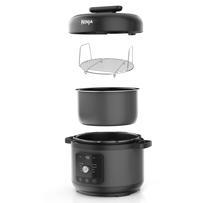 Ninja PC201UK 9-in-1 Pressure and Rice Cooker Grey