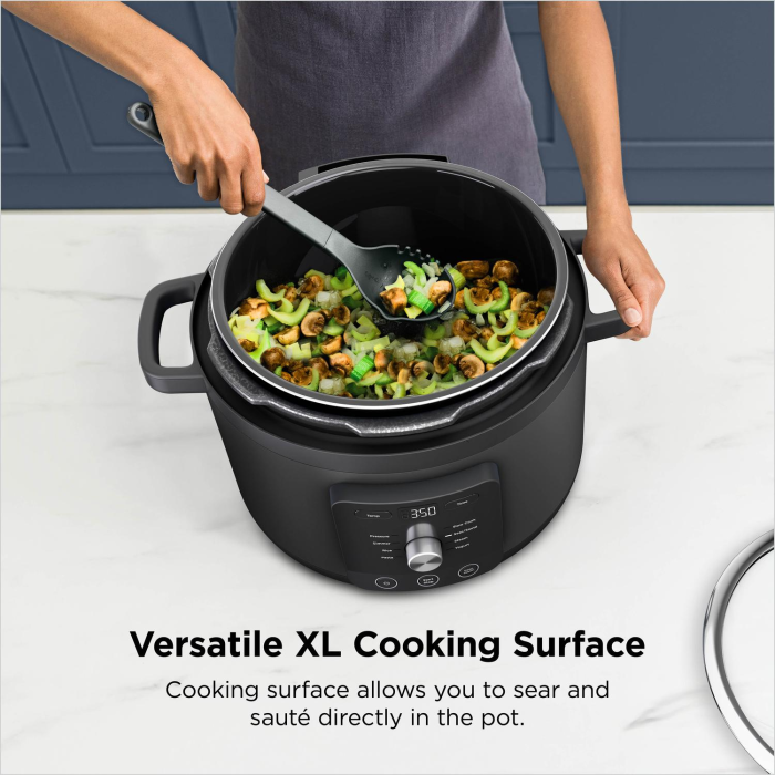 Ninja PC201UK 9-in-1 Pressure and Rice Cooker Grey