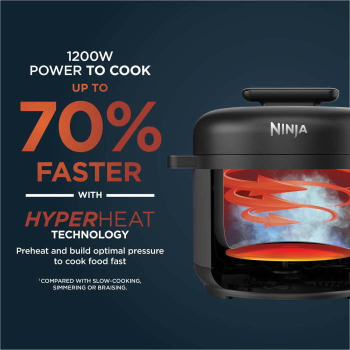 Ninja PC201UK 9-in-1 Pressure and Rice Cooker Grey