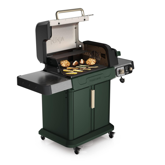 Ninja PG301UKGN FlexFlame Gas BBQ Green