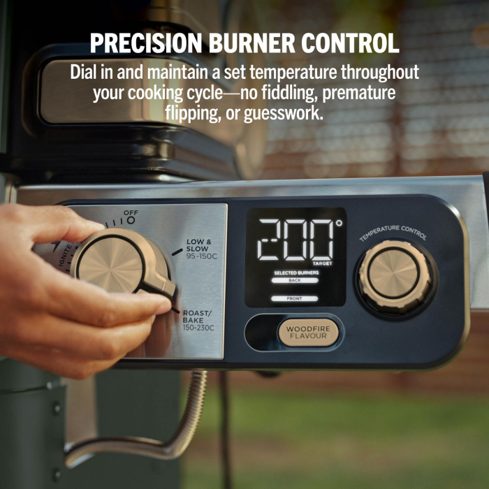 Ninja PG301UKGN FlexFlame Gas BBQ Green