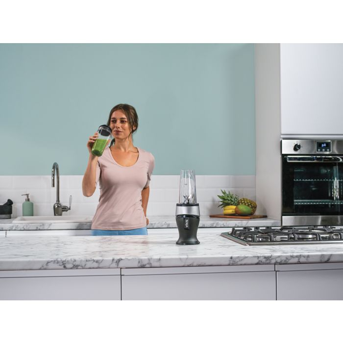 Ninja QB3001UKS Blender and Smoothie Maker - Black/Silver