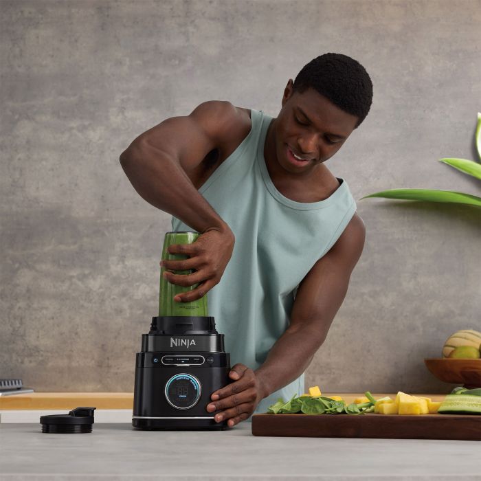 Ninja TB301UK Detect Duo Power Blender Pro + Single Serve - Black