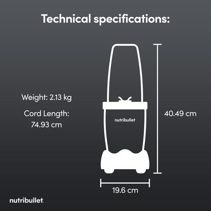 Nutribullet 2775 McLaren Portable Blender in Grey
