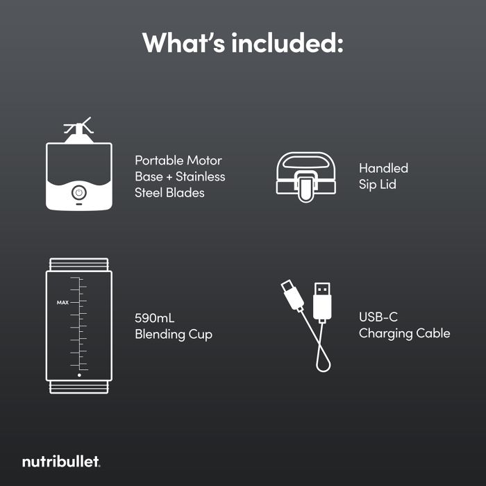 Nutribullet 2777 McLaren Portable Blender in Grey