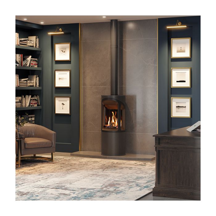  Liv 3 Conventional Flue Natural Gas Stove In Black