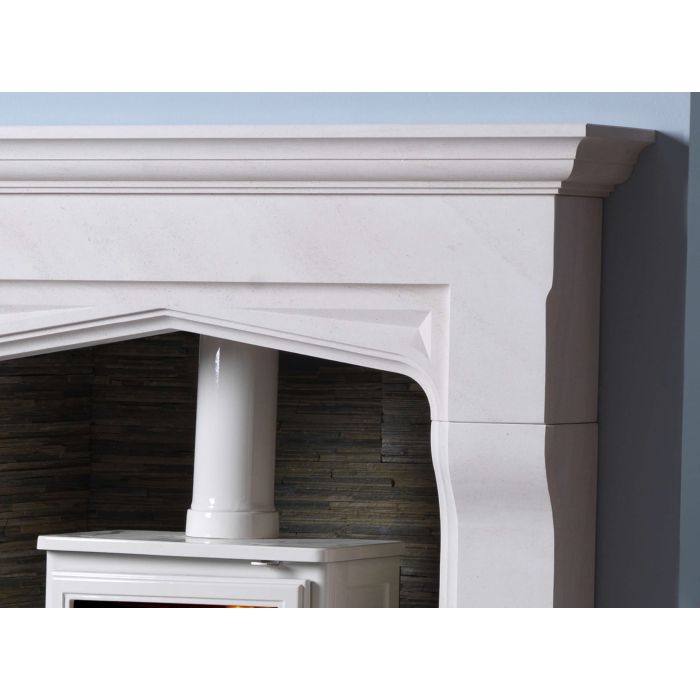Penman Collection 7990430 Beaufort (Inc. Hearth + Back Hearth + Slips) Limestone 57'
