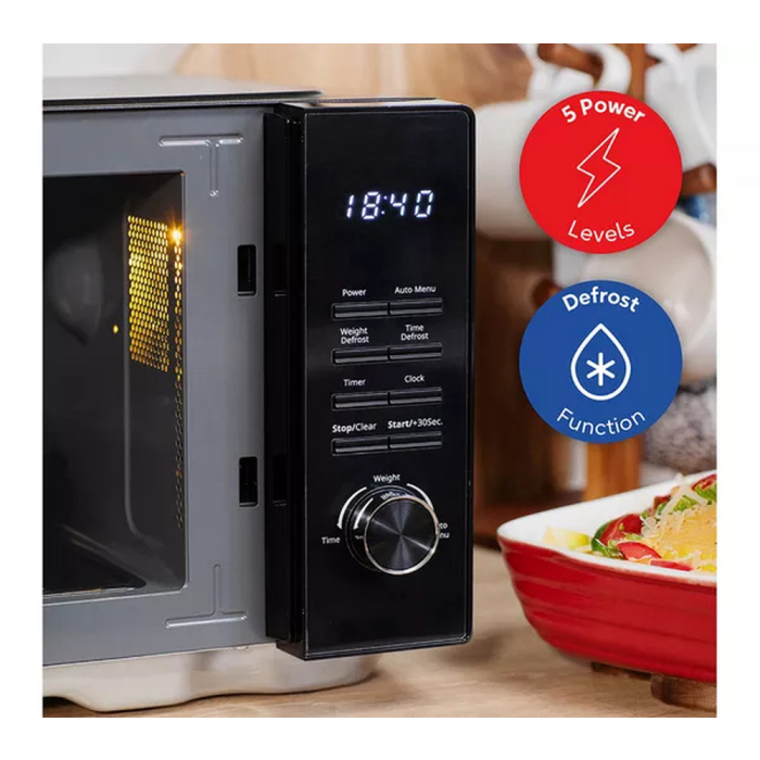 Russell Hobbs RHFM2365B 23L Flatbed Microwave Black