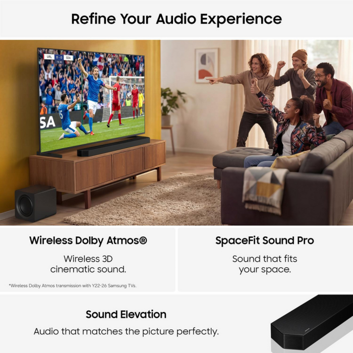 Samsung HW-Q800H 5.1.2ch Soundbar with Subwoofer Black