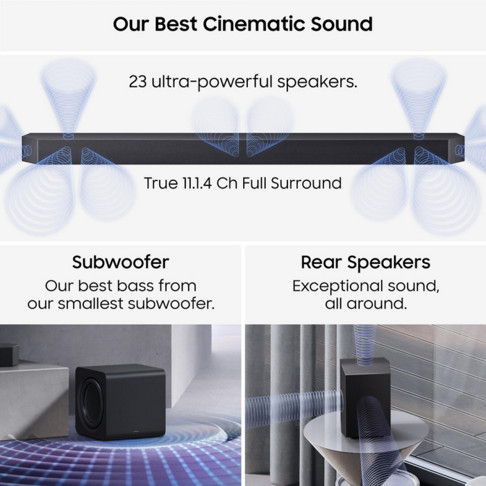 Samsung HW-Q990H/XU 11.1.4ch Soundbar with Subwoofer