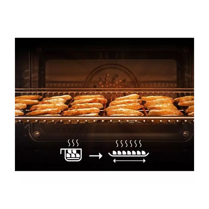 Samsung NQ5B4553FBK/U4 50 Litres Microwave Combi Oven - Black Glass