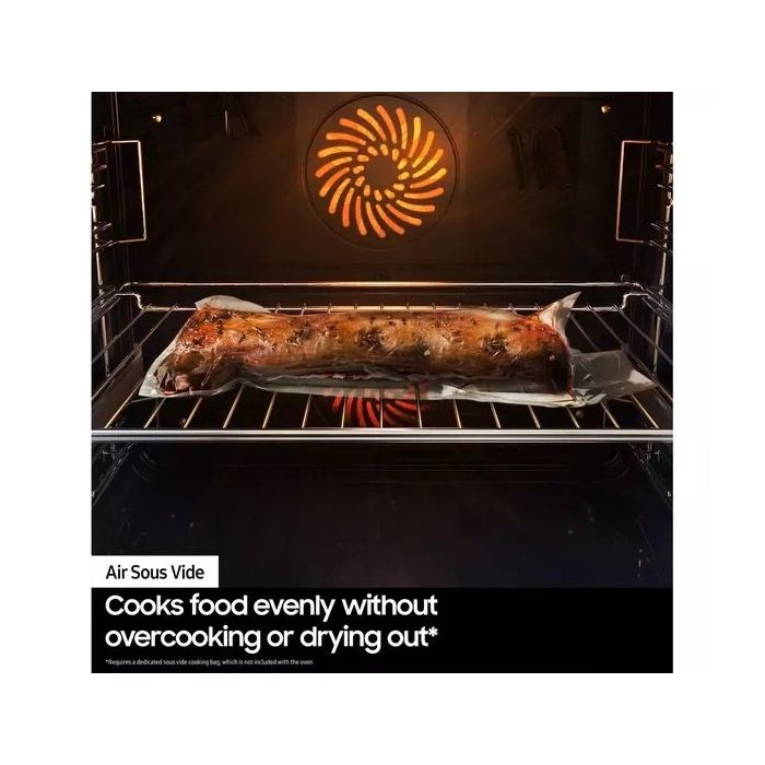 Samsung NV7B45305AK/U4 59.5cm Built In Electric Single Oven - Black Glass