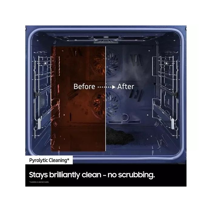 Samsung NV7B45305AK/U4 59.5cm Built In Electric Single Oven - Black Glass