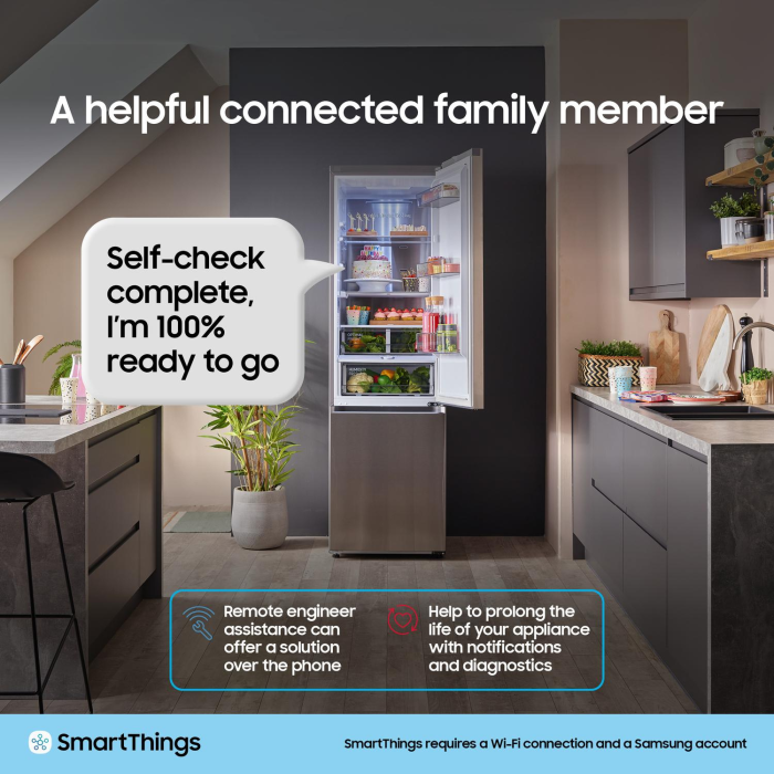Samsung RB38C602CS9/EU - Frost Free Fridge Freezer