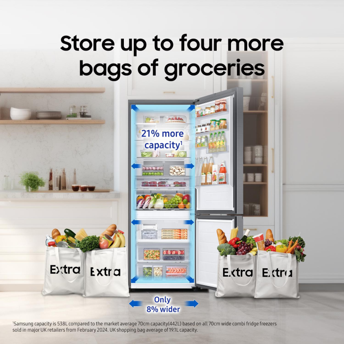 Samsung RB50DG632ES9EU Fridge Freezer - Silver