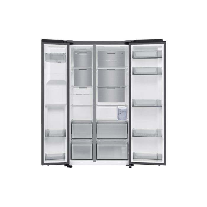 Samsung RS70F65KETEU 91.2cm Silver Fridge Freezer