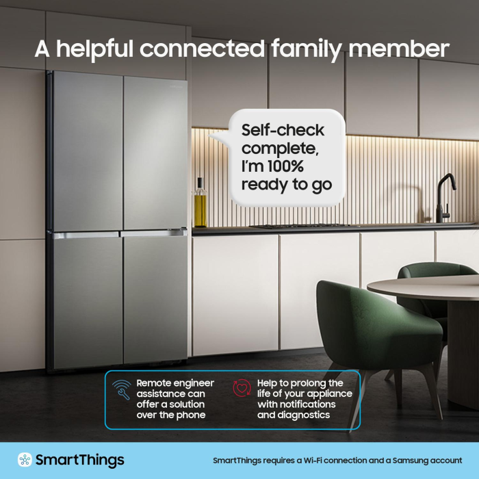 Samsung RS70F67QCTEU 91.2cm 60/40 American Fridge Freezer