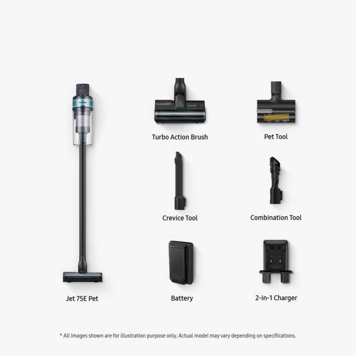 Samsung Jet 75E Pet VS20B75AGR1/EU Cordless Vacuum