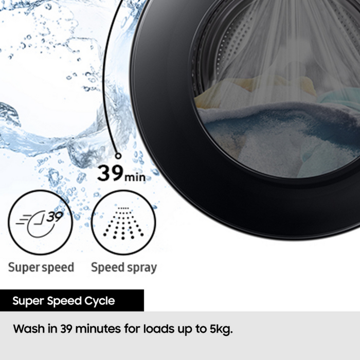 Samsung WD90HG5U34BEEU 9kg/6kg Washer Dryer White