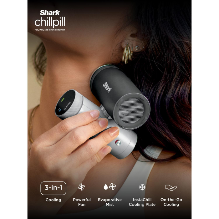 Shark FA022UK ChillPill 3-in-1 Fan, Mist & InstaChill System