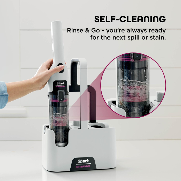 Shark HX100UKT Cordless Stain Cleaner - White