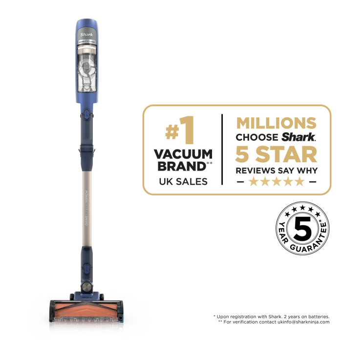 Shark IA1241UKT Cordless Pet Vacuum with Power Detect