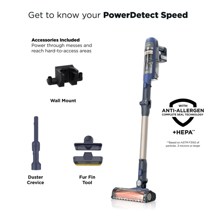 Shark IA1241UKT Cordless Pet Vacuum with Power Detect