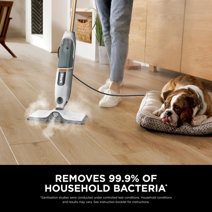 Shark S2001UK SteamSpot Steam Blaster Mop White