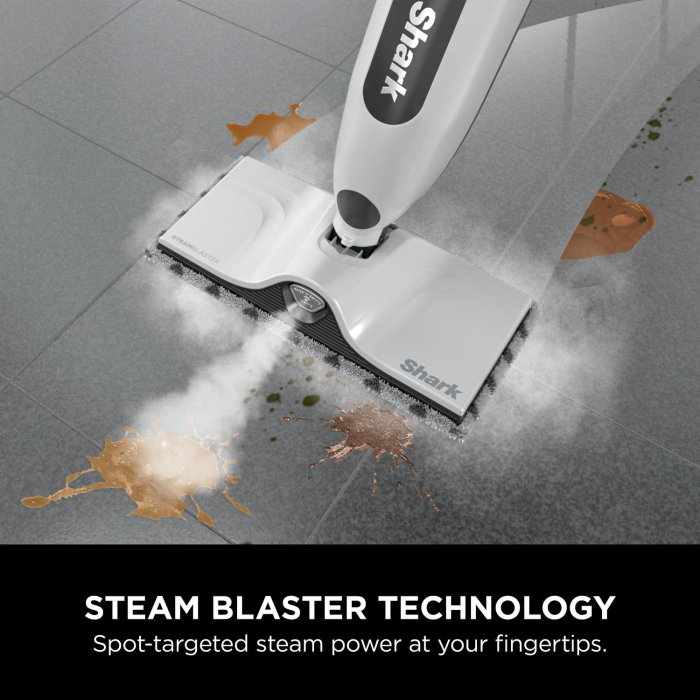 Shark S2001UK SteamSpot Steam Blaster Mop White