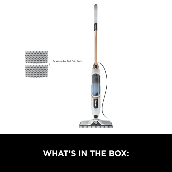 Shark S2001UK SteamSpot Steam Blaster Mop White