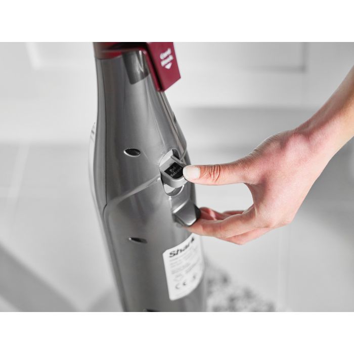 Shark S6003UK Klik n'Flip Automatic Steam Pocket Mop - Shark Steel Grey/Bordeaux