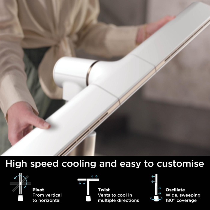 Shark TF200SUKWH TurboBlade Multi-Directional Cooling Fan