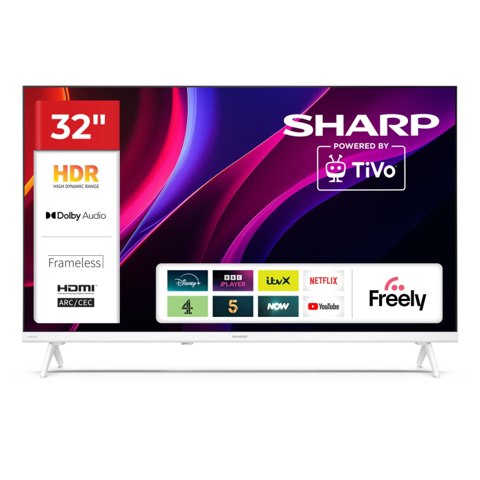 Sharp 1T-C32HE2245KW 32inch HD Ready TiVo Smart TV