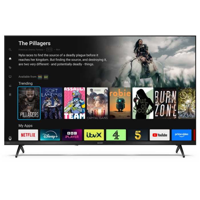 Sharp 2T-C40HE2245KB FHD TV in black