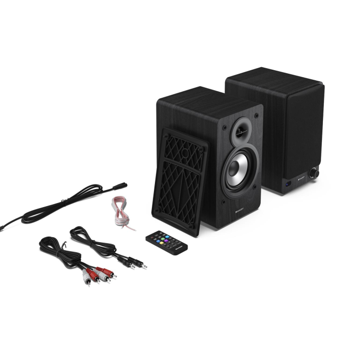 Sharp CP-SS30 BK Wireless Bookshelf Speakers