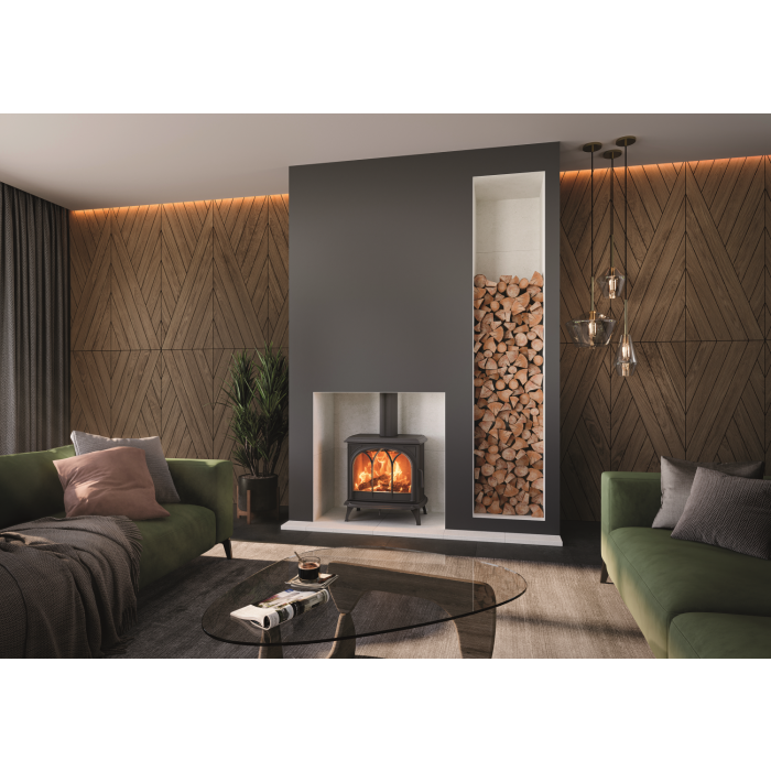 Stovax 701-004 Huntingdon 40 Woodburner With Tracery Door