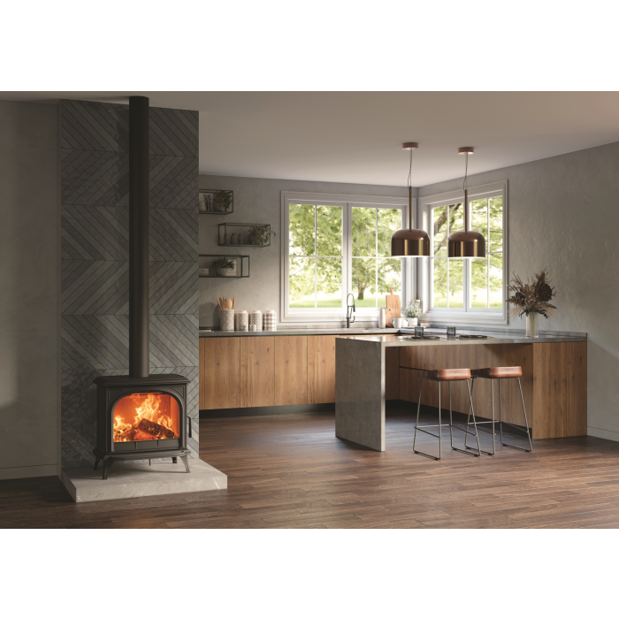 Stovax 701-023 Huntingdon 40 Woodburner With Clear Door