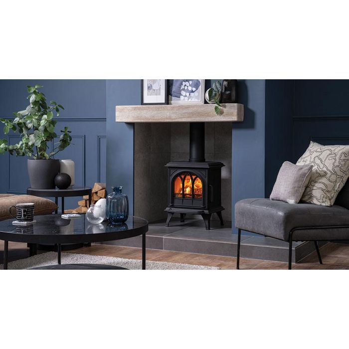 Stovax 701-081 Huntingdon 20 Multi-Fuel With Tracery Door