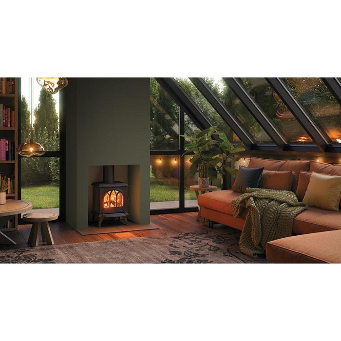 Stovax 701-455 Huntingdon 20 Woodburner With Tracery Door