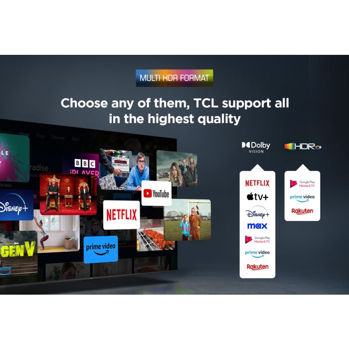 TCL 55T8C-UK 55inch 4K QLED HDR Ultra HD Google TV