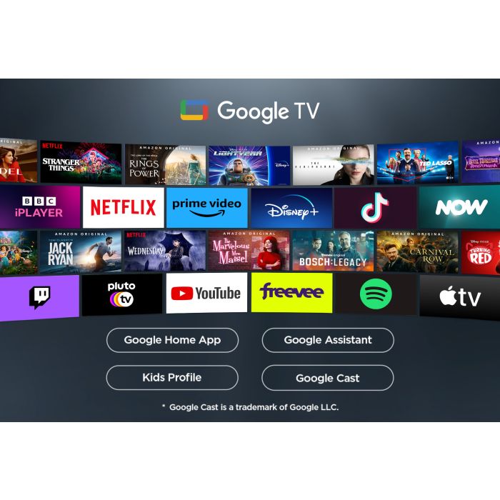 TCL 55T8C-UK 55inch 4K QLED HDR Ultra HD Google TV