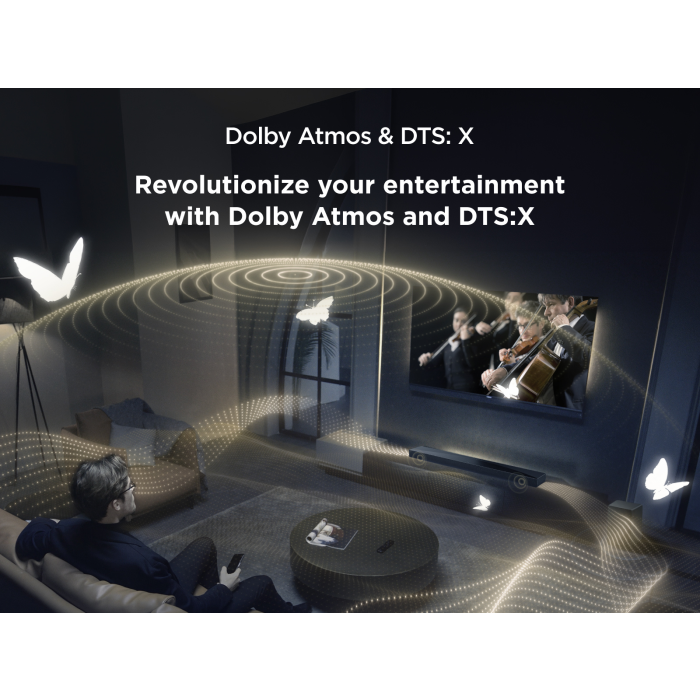 TCL Q65H Soundbar 5.1 with Dolby Atmos - Black