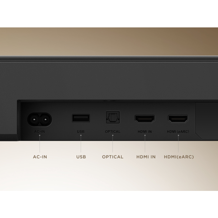TCL Q65H Soundbar 5.1 with Dolby Atmos - Black