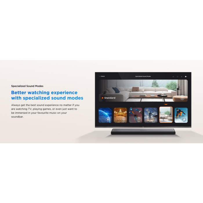 TCL S45H 2.0chPro Deep Bass Soundbar with Dolby Atmos