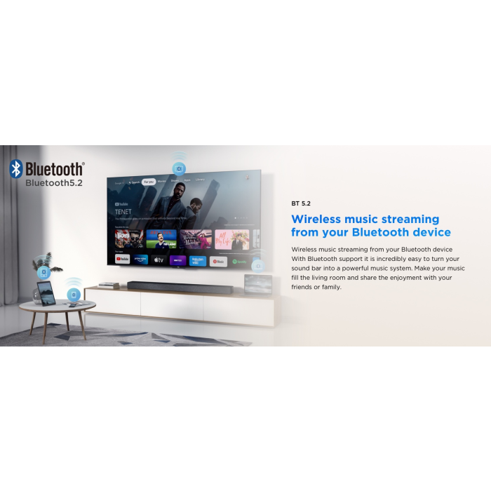 TCL S45H 2.0chPro Deep Bass Soundbar with Dolby Atmos