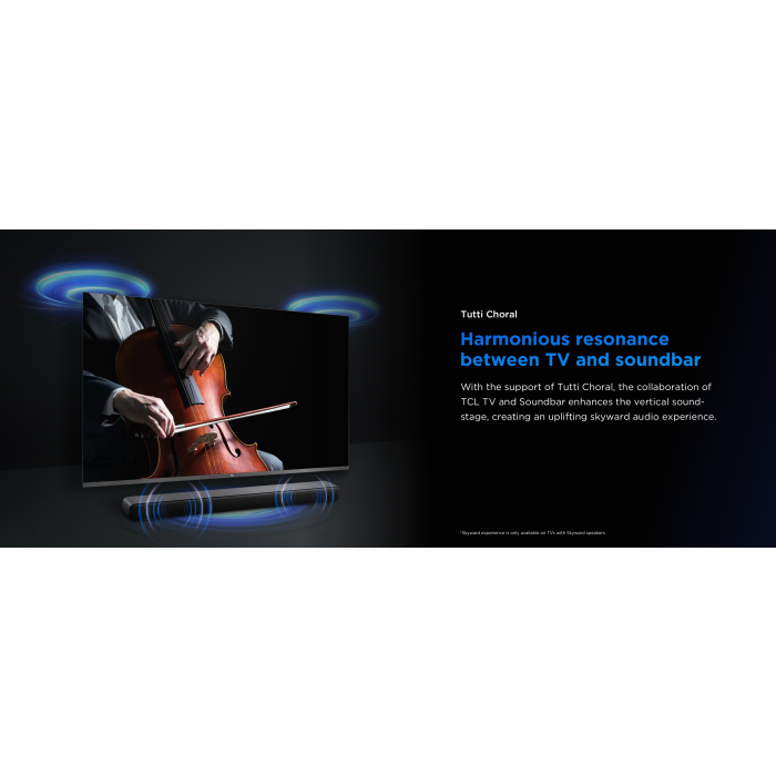 TCL S45H 2.0chPro Deep Bass Soundbar with Dolby Atmos